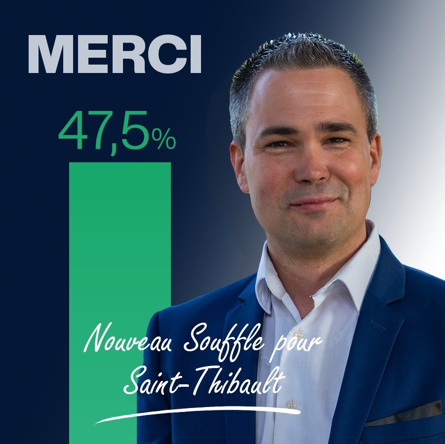 Municipales 2026 Saint Thibault. Résultat 2ème tour